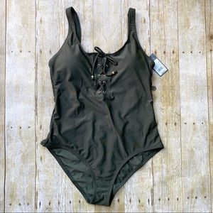 Mossimo Olive Green One-piece